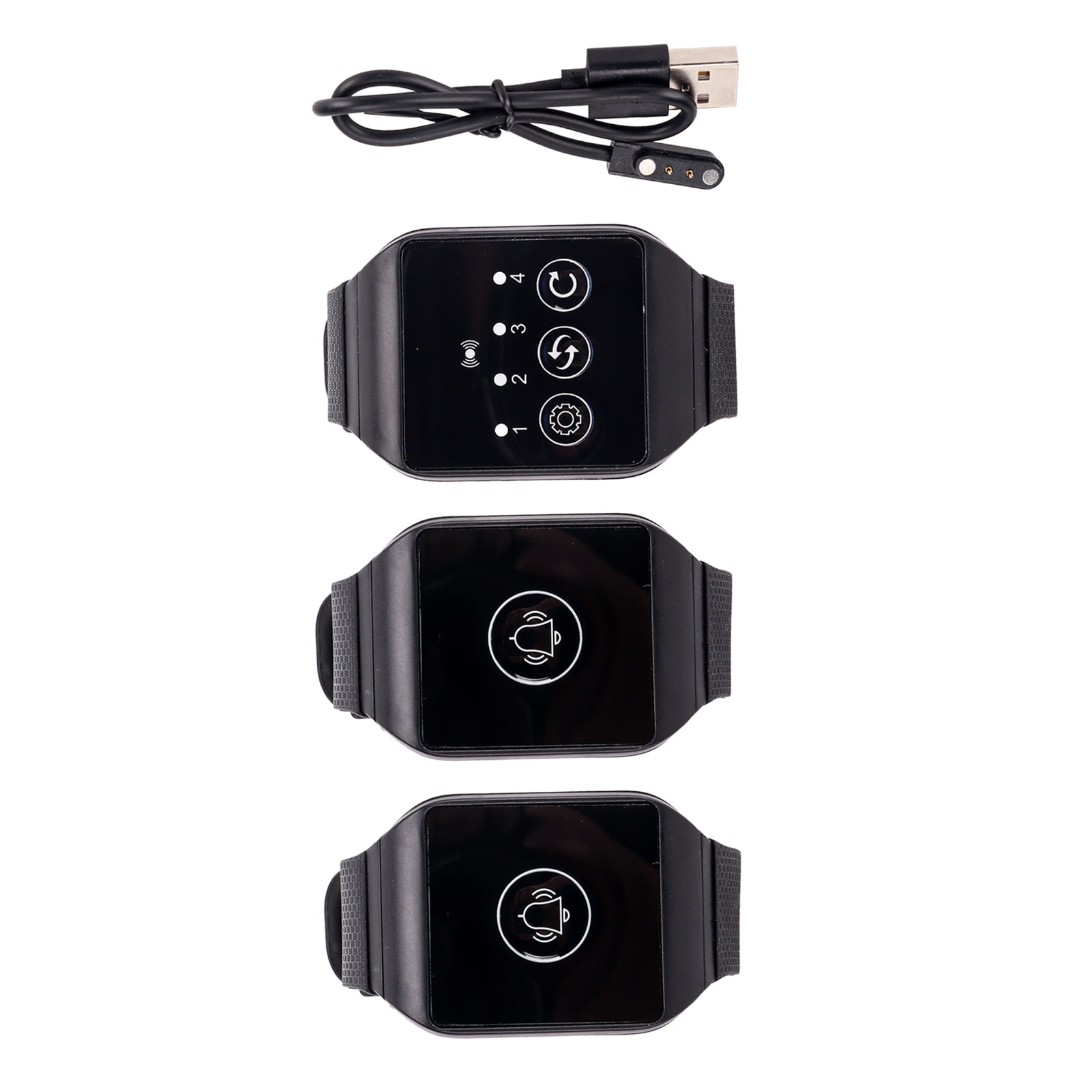 656ft Wireless Calling System, Waterproof Watch Receiver Watch Pager, Patient Calling System