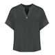 thumbnail image 3 of para las Mujeres Casual de Manga Corta Cuello Redondo Verano Suelto Camisetas Blusa, 3 of 4