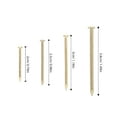 thumbnail image 2 of LITINKIMI 200 X Picture Nails Steel Hanging Nails Kit Golden for Home Renovations, 2 of 8