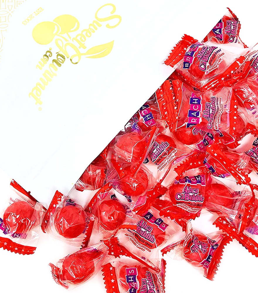 SweetGourmet Abracabubble Cherry Hard Candy With Gum Center Bulk