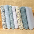 thumbnail image 1 of Lefu Series 7 pieces Assorted Pre-Cut Thick Tabby Bundle Charm Cotton Quilt Fabric, 1 of 8