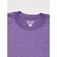 thumbnail image 2 of Gold Toe Men's Crew Neck T-Shirt, Heather Purple, XX-Large, 2 of 4