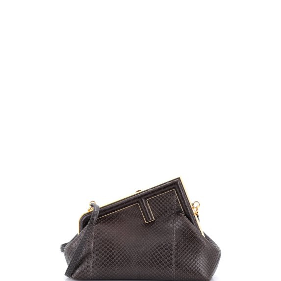 Pre-Owned First Bag Python Small By Rebag
