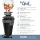thumbnail image 2 of Triturador de basura Moen Chef Series 1 HP con alimentación continua EXL100C, 2 of 7