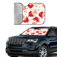 thumbnail image 3 of Kdxio Cute Mushroom Print Front Windshield Sun Shade,Folding Auto Sunshade for Car Truck SUV-Medium, 3 of 7
