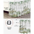thumbnail image 3 of Fall Thanksgiving Bed Skirt Pumpkin Hydrangea Eucalyptus Wood Grain Bed Skirts King Size 18 Inch Drop, Wrap Around Dust Ruffle&nbsp;Bedskirt with Adjustable Elastic Belt for Queen Size Beds, 3 of 7