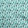 thumbnail image 1 of oneOone Rayon Dusty Teal Green Fabric Cactus Craft Projects Decor Fabric Printed By The Yard 56 Inch Wide, 1 of 5