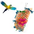 thumbnail image 1 of Flmtop Parrot Bird Pull Bites Climb Chew Toy Colorful Hanging Strip Rope Pet Cage Decor Random Color, 1 of 8