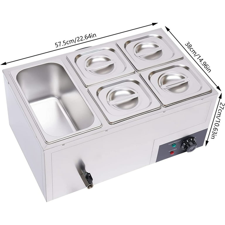 Miumaeov Food Warmers for Parties Buffets Electric, Stainless