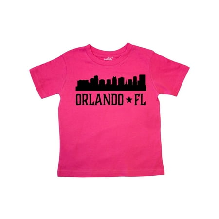 Orlando Florida Skyline City Toddler T-Shirt (Best Weather Time In Orlando Florida)