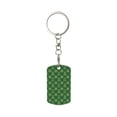 thumbnail image 2 of Uemuo Christmas (2) Pattern Rectangular Metal Keychain - Durable, Stylish, and Personalized Key Ring for Men and Women,Engraved Keychain,Gift Slim Sturdy Keychain, 2 of 7