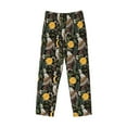 thumbnail image 5 of Balery Owls And Plants print Men's Pajama Pants,Ultra Lightweight Pjs,Lounge Pant-Large, 5 of 9