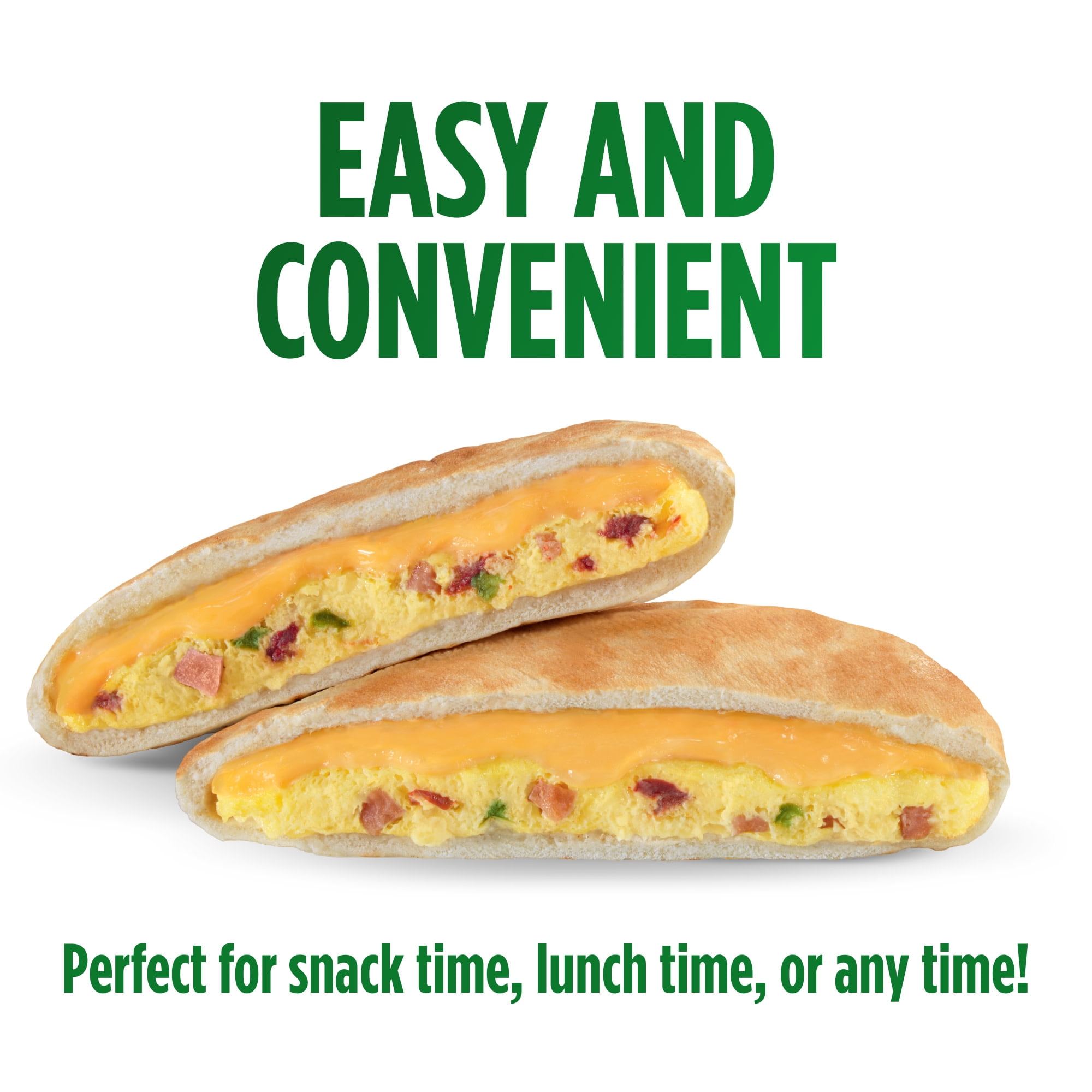 Sandwich Bros. Ham, Egg & Cheese with Peppers, Frozen Breakfast Sandwiches, 15 oz., 6-Count