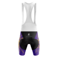 thumbnail image 2 of Purple/Gold Bib Shorts - M, 2 of 3