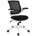 thumbnail image 1 of Chaise de Bureau Blanche Simple Relax avec Dossier Rabattable, 1 of 5