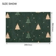 thumbnail image 4 of Yayeee Bath Rugs for Bathroom Floor Set of 2 Non Slip Fluffy Soft Absorbent Mat, Pink Christmas Trees, 4 of 7