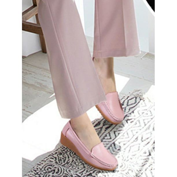 Pink slip on loafers clearance