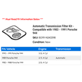thumbnail image 2 of Automatic Transmission Filter Kit - Compatible with 1983 - 1991 Porsche 944 1984 1985 1986 1987 1988 1989 1990, 2 of 2