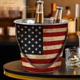 thumbnail image 2 of Iron Ice Bucket, Retro Beer Beverage Ice Bucket, Champagne Ice Bucket, Round Ice Bucket Wine Bucket for Home Bars, Pubs, Clubs, Restaurants, BBQs and Picnics, 2 of 7