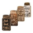 thumbnail image 1 of Hangs 2 Product Classification Kitchen USA Style Wooden Coffee Sign Alphabetical Hanging Plaque for Home Charm, 1 of 7