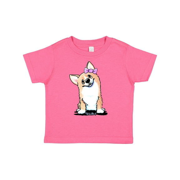 Inktastic Corgi Puppy Girl Boys or Girls Toddler T-Shirt