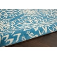 thumbnail image 5 of Nourison Bliss Modern Floral Ivory/Blue 4' x 6' Area Rug, (4' x 6'), 5 of 6