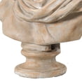 thumbnail image 6 of Benjara 13.5" Modern Marmag Antiquely Composed Placidia Bust Statue in Brown, 6 of 7