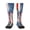 2 Black-2, variant on Women's Knee High Socks Thin Blue Line Police Officer Flag Outdoor Casual Tube Socks