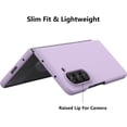 thumbnail image 5 of Case for Samsung Galaxy Z Fold 5 (2023) with Cover Screen Protector, Thin Hard PC Phone Case for Galaxy Z Fold5 - Lilac, 5 of 14