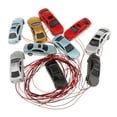 thumbnail image 4 of Juego de coche modelo pintado con brillo de 10 piezas, accesorios para de 1:75 Sunnimix Estacionamiento Paisaje Diseño de la calle, 4 of 8