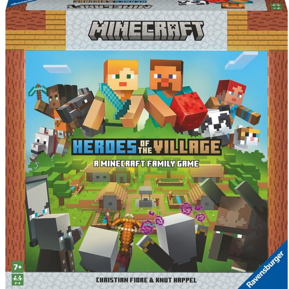 Ravensburger Minecraft Heroes of The Village | Cooperative Board Game | Exciting & Unpredictable | Perfect for Families and Minecraft E