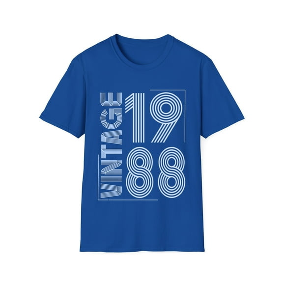 Vintage 1988 T Shirts for Men Retro Funny 1988 Birthday Mens T Shirt
