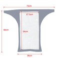 thumbnail image 2 of wolftale Mobility Scooter Control Panel Cover Rainproof Dustproof Foldable Cover Portable Foldable Control Portable Grey, 2 of 9