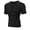 Black, variant on Valcatch Mens Quick Dry Short Sleeve Compression Shirts Sports Baselayer T-Shirts Tops Workout Rash Guard Shirt