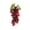 Black Red, variant on Artificial Frosted Grape Clusters Decorative 36 Grapes Bunches - Rubber Grape Bundles for Vintage Wedding Favor Fruit Props, Grapes for Home House Kitchen Party Wedding Decor