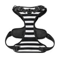 thumbnail image 5 of Gaeub Black And White Stripes Gaeub Black And White Stripes No Pull Dog Harness, Secure and Adjustable Pet Vest for Outdoor Activities - Medium, 5 of 9