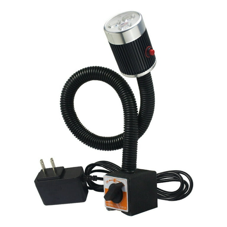 Uubranded CNC Lathe LED Work Light, Magnetic Base, Gooseneck Arm