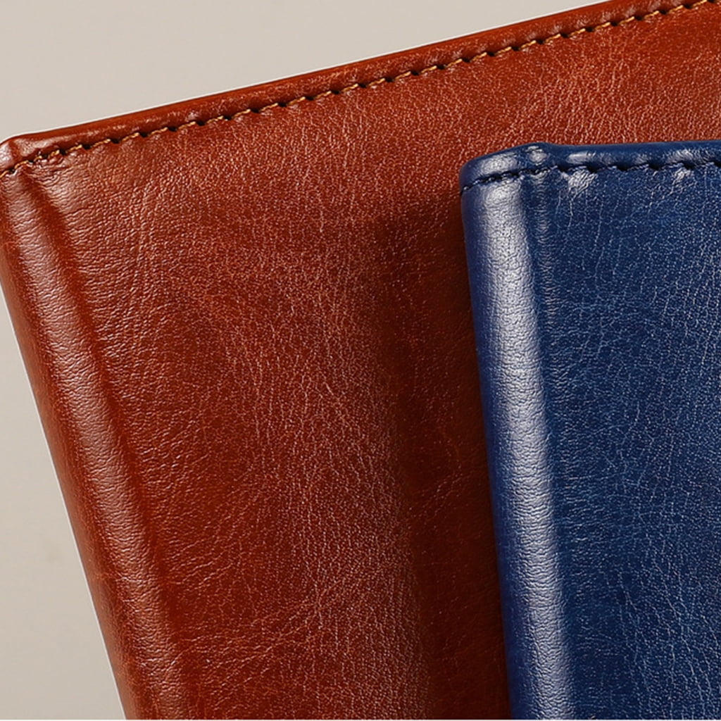 ROZYARD Leather Document Folder Clipboard Folder with Card Pocket Pen Slot
