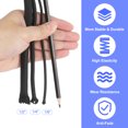 thumbnail image 5 of Uxcell 1/8"x25ft Elastic Polyester Marine Grade Bungee Cord Gravity Chair Kayak Cord for DIY Tie Downs, 5 of 7