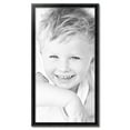 thumbnail image 2 of ArtToFrames 22" x 42" Black Engraved Edges Picture Frame, 22x42 inch Black Wood Poster Frame (WOM-4055), 2 of 8