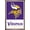 Bronze Framed Version, variant on NFL Minnesota Vikings - Logo 21 Wall Poster, 22.375" x 34"