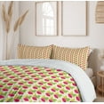 thumbnail image 6 of Ambesonne Vegetables Duvet Cover Sets, Abstract Beetroots, 2-King, Multicolor, 6 of 7