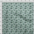 thumbnail image 4 of oneOone Silk Tabby Navy Blue Fabric Florals Quilting Supplies Print Sewing Fabric By The Yard 42 Inch Wide, 4 of 6