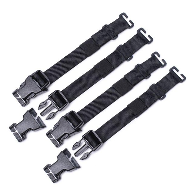 4PCS Molle System Straps MOLLE Backpack Accessory Straps Outdoor Sports Climbing Hiking Bag Chest Straps