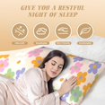 thumbnail image 4 of Cute Flowers Floral Body Pillow Cover - Pillowcases 20"x54" with Hidden Zipper Closure Soft and Breathable, 4 of 6