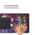 thumbnail image 4 of Yiaed Monster High Pattern Large Gaming Mouse Pad - Extended XL Mousepad (16 x 35.5in)- Non-Slip Rubber Base Keyboard Mouse Mat Desk Pad for Work Game Office & Home, 4 of 9