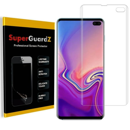 [3-Pack] For Samsung Galaxy S10+ / S10 Plus SuperGuardZ [FULL COVER] Screen Protector, HD Clear, Military Grade Film, (Best Screen For Color Grading)