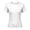 White, variant on Fgnfyis Girls Short Sleeve Tops Short Sleeve T Shirts Summer Slim Fit Crew Neck Tops Ribbed Knit Tees Basic Clothes for Kids Girls Summer Tops Brown 5-6 Years