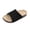 Black_022, variant on Women’s Hollow Mesh Wide Strap Cork Footbed Slide Sandals, Open Toe Slip On Lightweight Casual Summer Cork Sole Slides Red 5.5（EU-36）