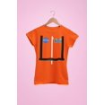 thumbnail image 5 of Halloween Astronaut Costume Orange Escape Suit Women's Juniors Soft T Shirt, 5 of 5